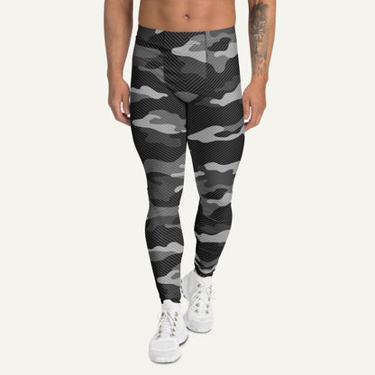 Urban Carbon Fiber Camo Men’s Leggings