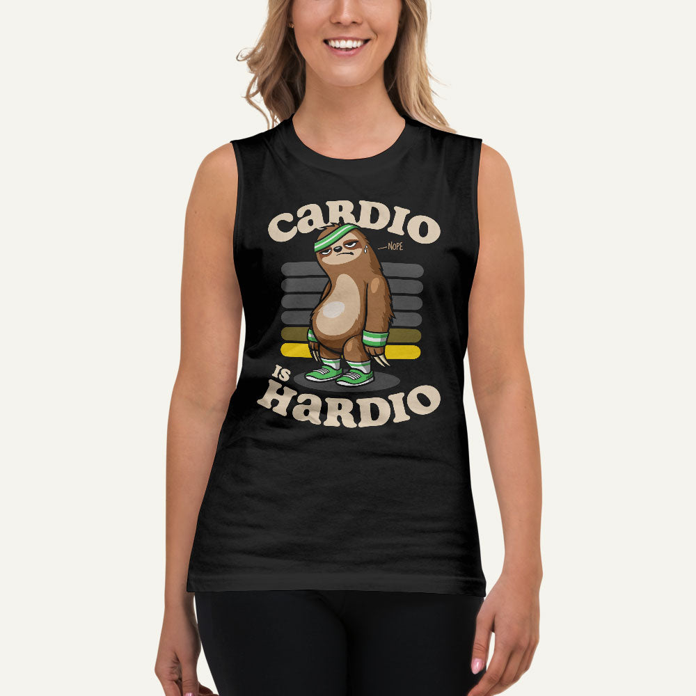 Cardio Is Hardio Muscle Tank - Ministry of Sweat