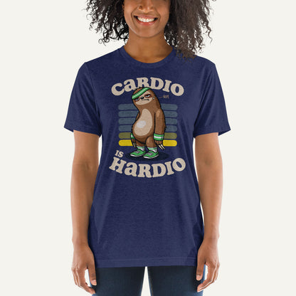 Cardio Is Hardio Triblend T-Shirt - Ministry of Sweat