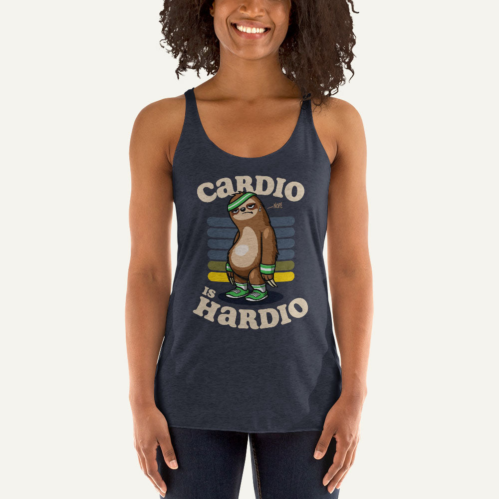 Cardio Is Hardio Racerback Tank Top - Ministry of Sweat