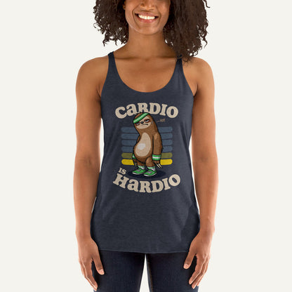 Cardio Is Hardio Racerback Tank Top - Ministry of Sweat