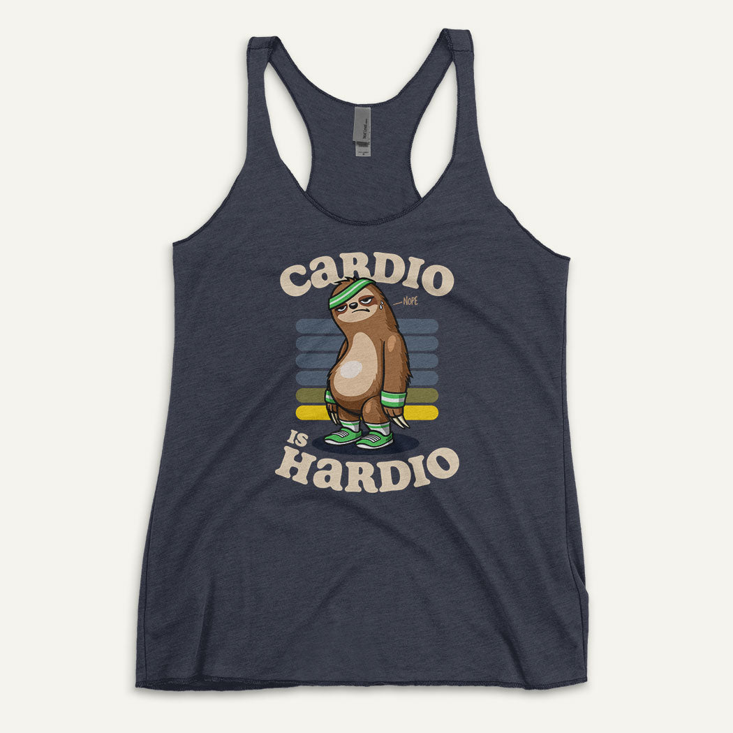 Cardio Is Hardio Racerback Tank Top - Ministry of Sweat