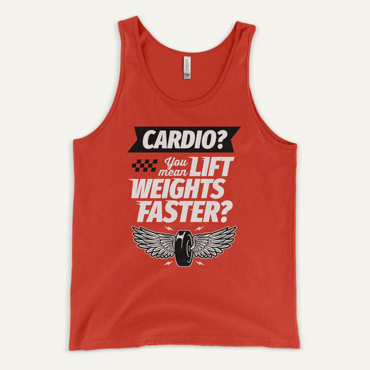 Cardio You Mean Lift Weights Faster Men’s Tank Top