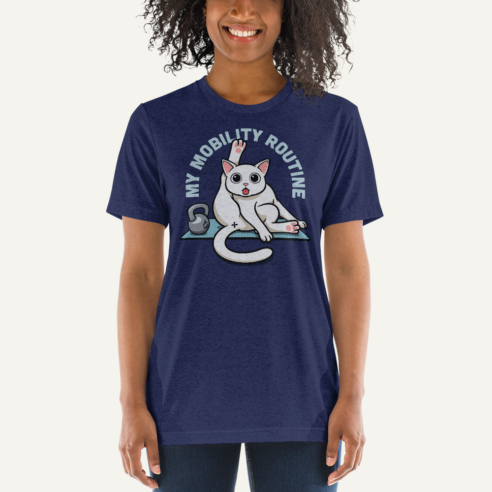 Cat Mobility Routine Men’s Triblend T-Shirt - Ministry of Sweat
