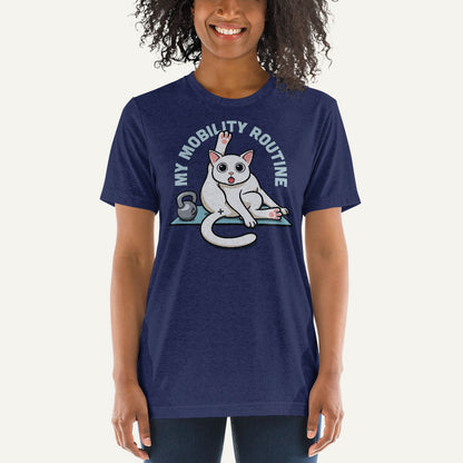 Cat Mobility Routine Men’s Triblend T-Shirt - Ministry of Sweat