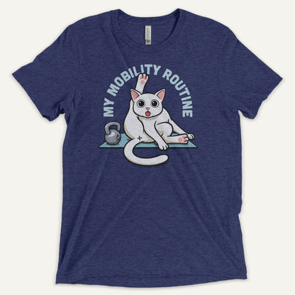 Cat Mobility Routine Men’s Triblend T-Shirt - Ministry of Sweat