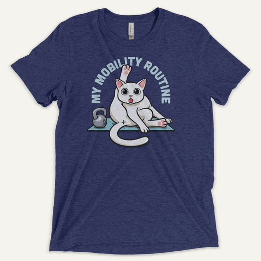 Cat Mobility Routine Men’s Triblend T-Shirt - Ministry of Sweat