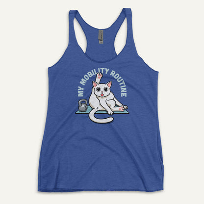 Cat Mobility Routine Women’s Racerback Tank Top - Ministry of Sweat