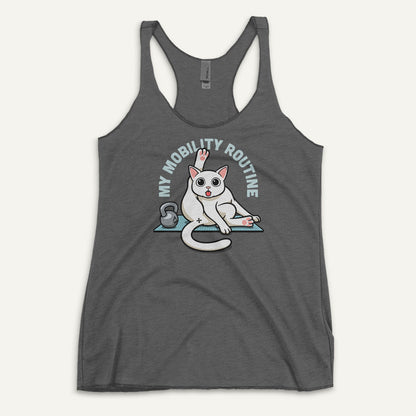 Cat Mobility Routine Women’s Racerback Tank Top - Ministry of Sweat