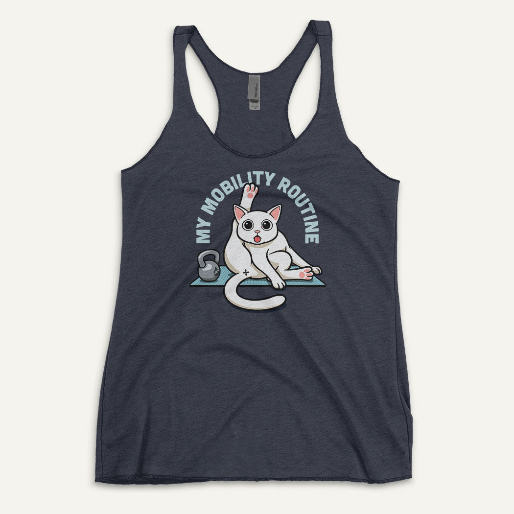 Cat Mobility Routine Women’s Racerback Tank Top - Ministry of Sweat