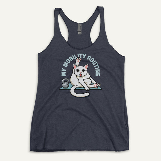 Cat Mobility Routine Women’s Racerback Tank Top - Ministry of Sweat