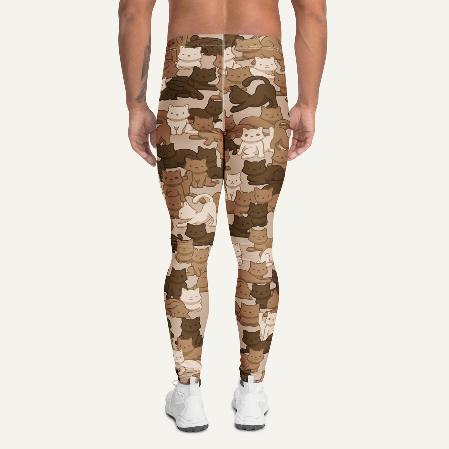 Desert Camo Cat Men's Leggings