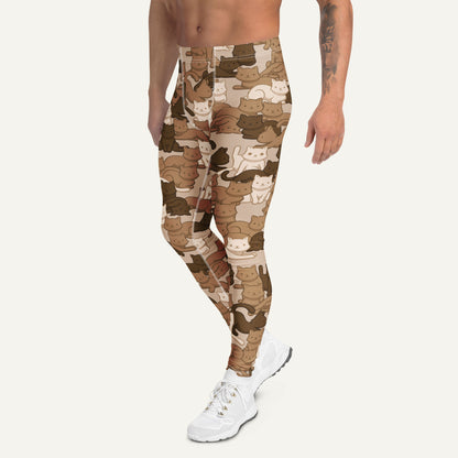 Desert Camo Cat Men's Leggings