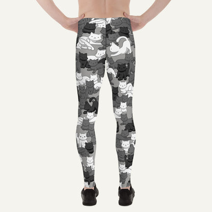 Urban Camo Cat Men's Leggings
