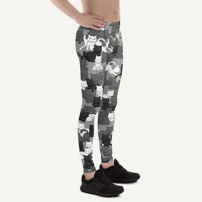 Urban Camo Cat Men's Leggings