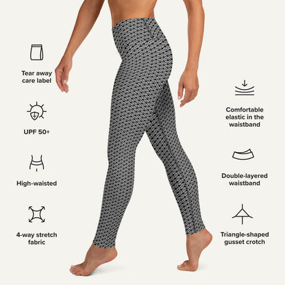 Chain Mail High-Waisted Leggings