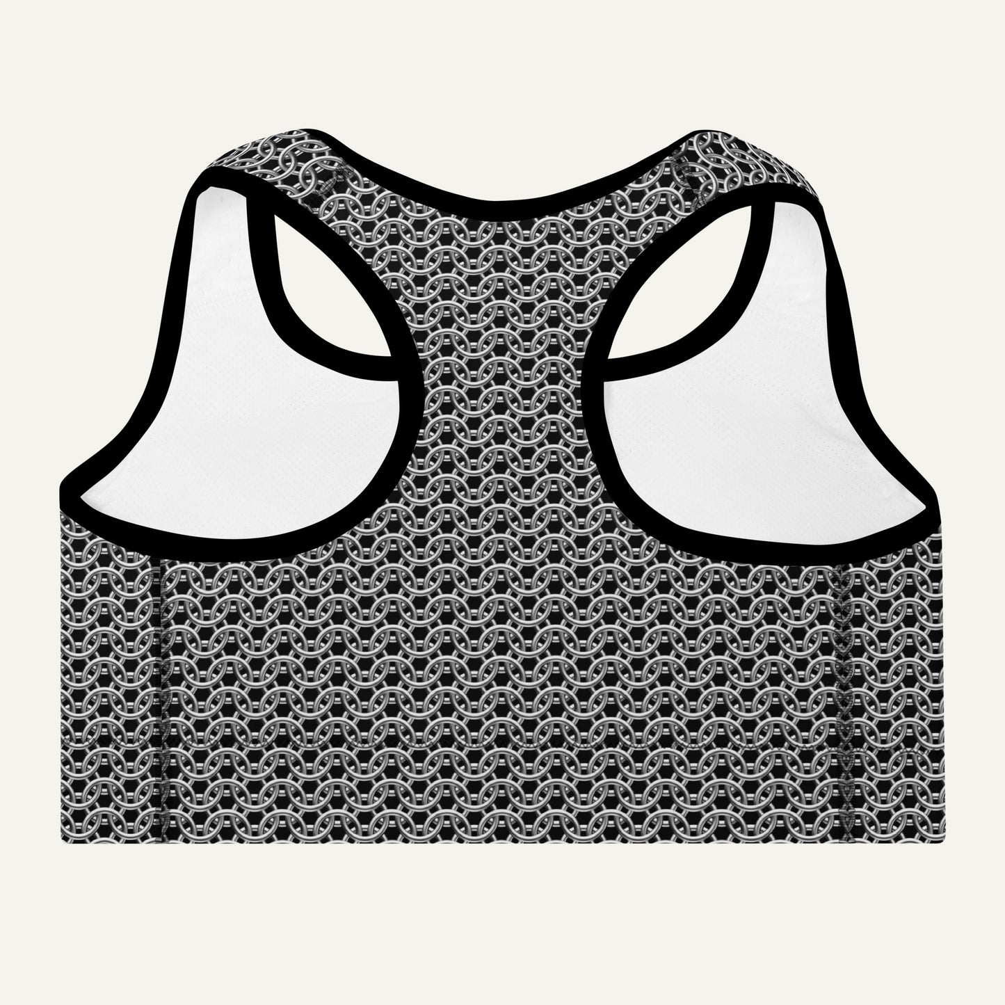 Chain Mail Padded Sports Bra