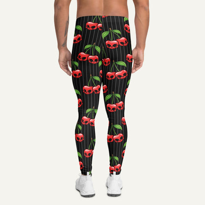 Cherry Skulls Men’s Leggings - Ministry of Sweat