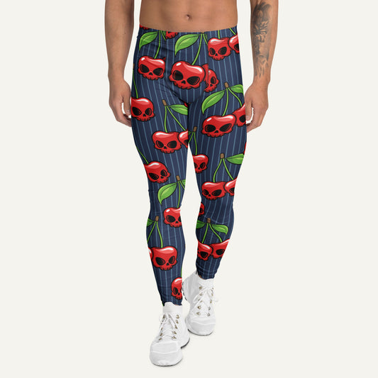 Cherry Skulls Men’s Leggings