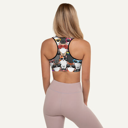 Cool Cats Padded Sports Bra