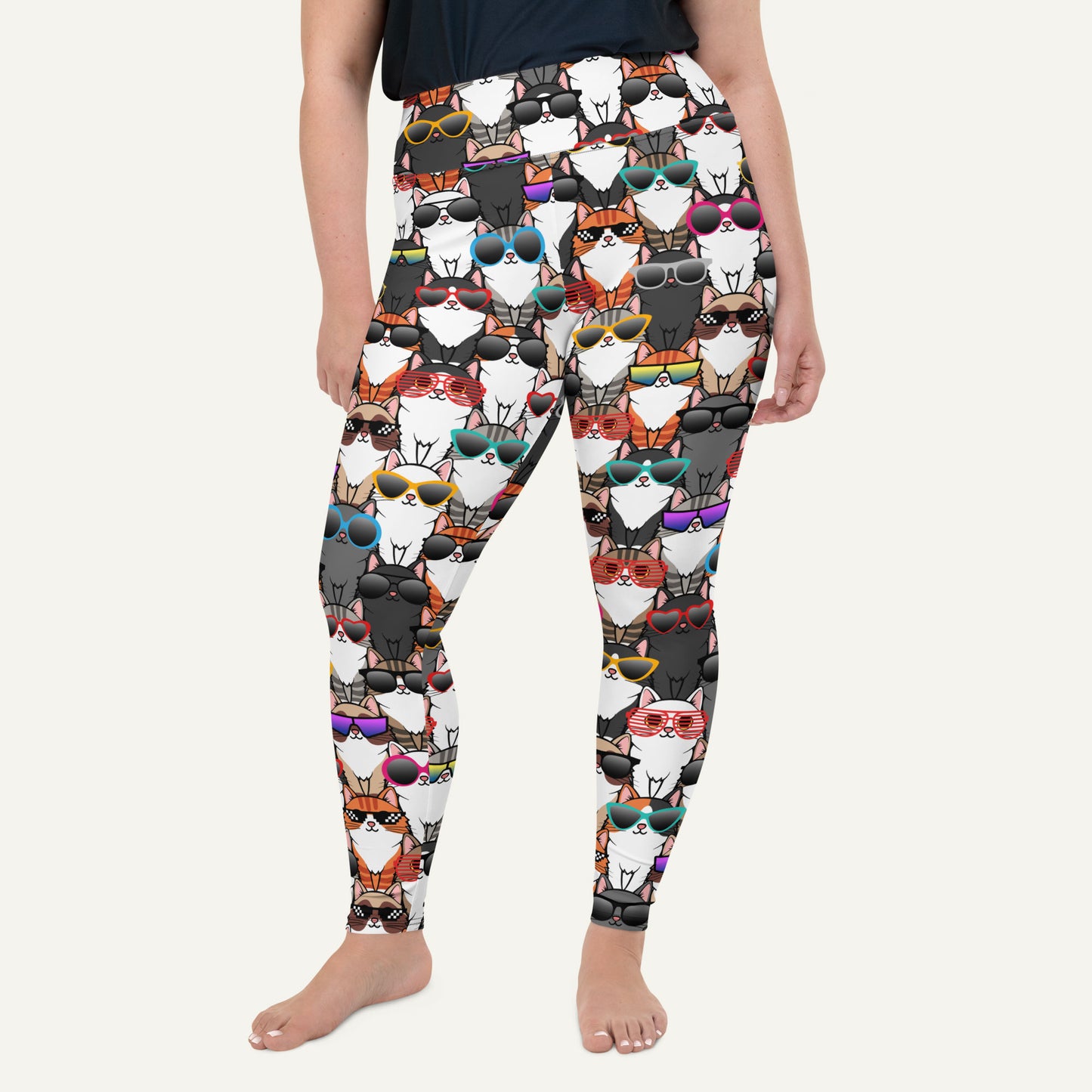 Cool Cats Plus Size Leggings