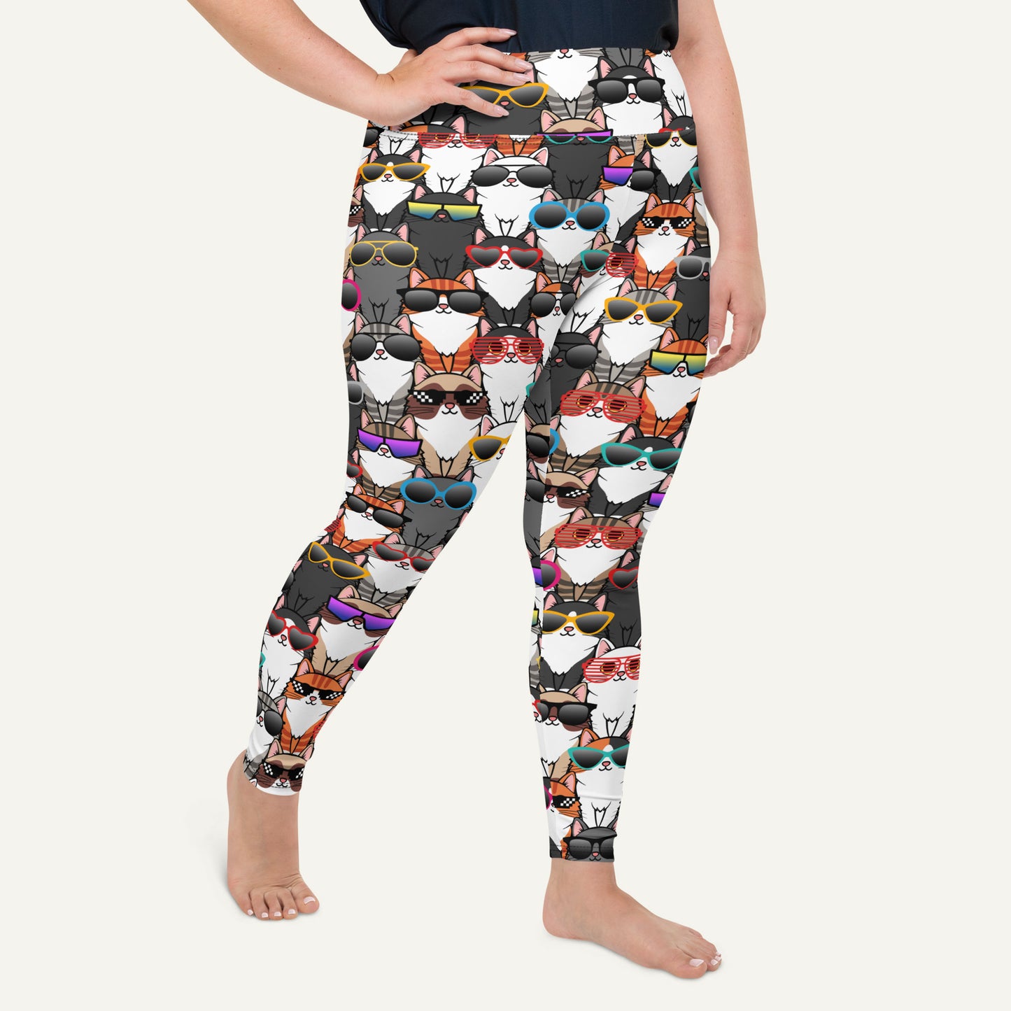 Cool Cats Plus Size Leggings