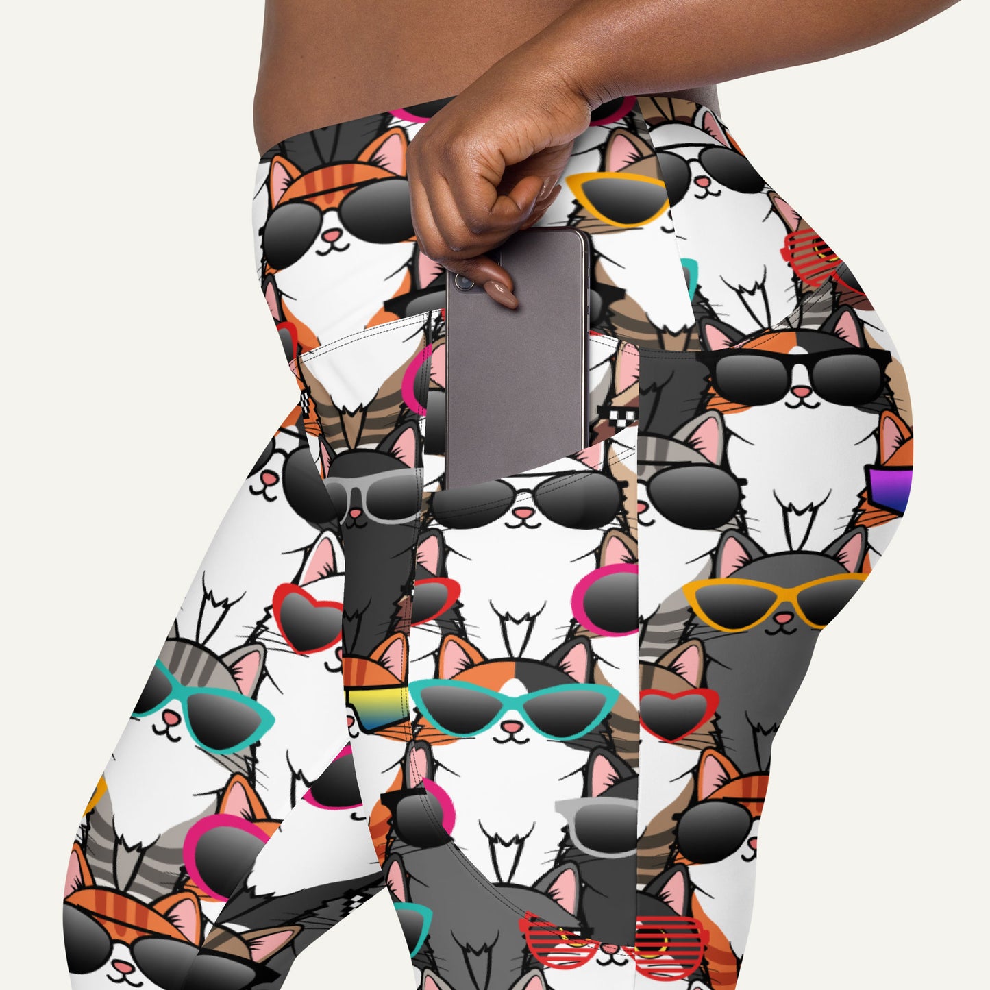 Cool Cats Pocket Leggings
