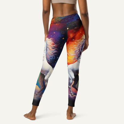 Cosmic Unicorn High-Waisted Leggings