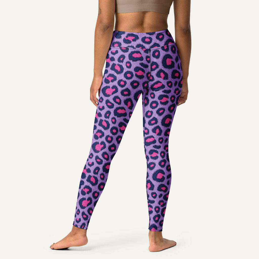 Cyberpunk Leopard Print High-Waisted Leggings