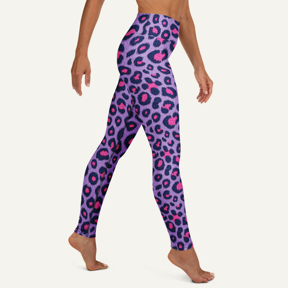 Cyberpunk Leopard Print High-Waisted Leggings