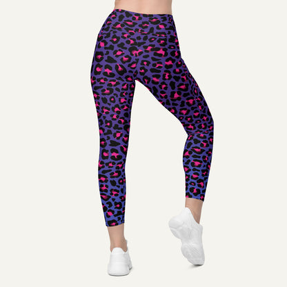 Cyberpunk Leopard Print Pocket Leggings