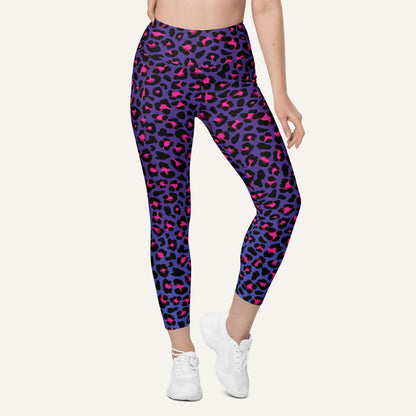Cyberpunk Leopard Print Pocket Leggings
