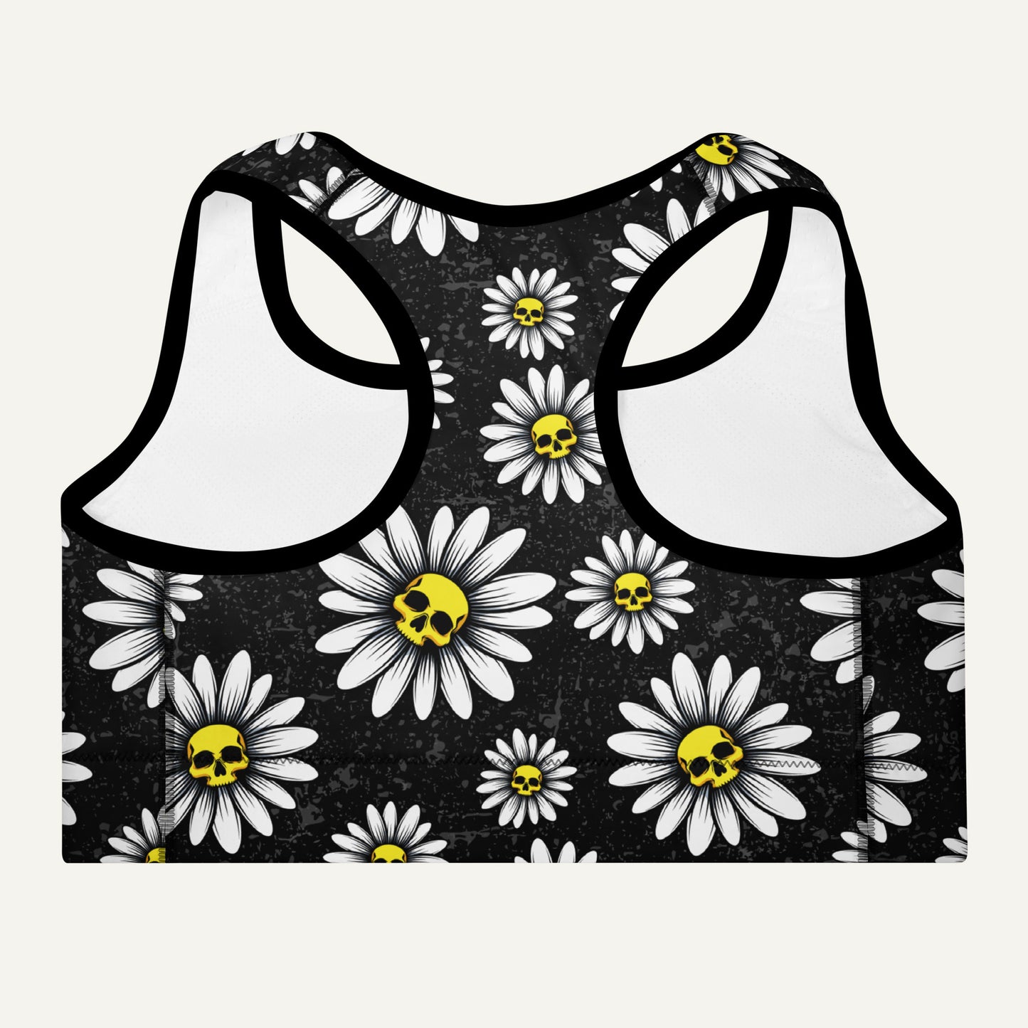 Death Daisies Padded Sports Bra - Ministry of Sweat