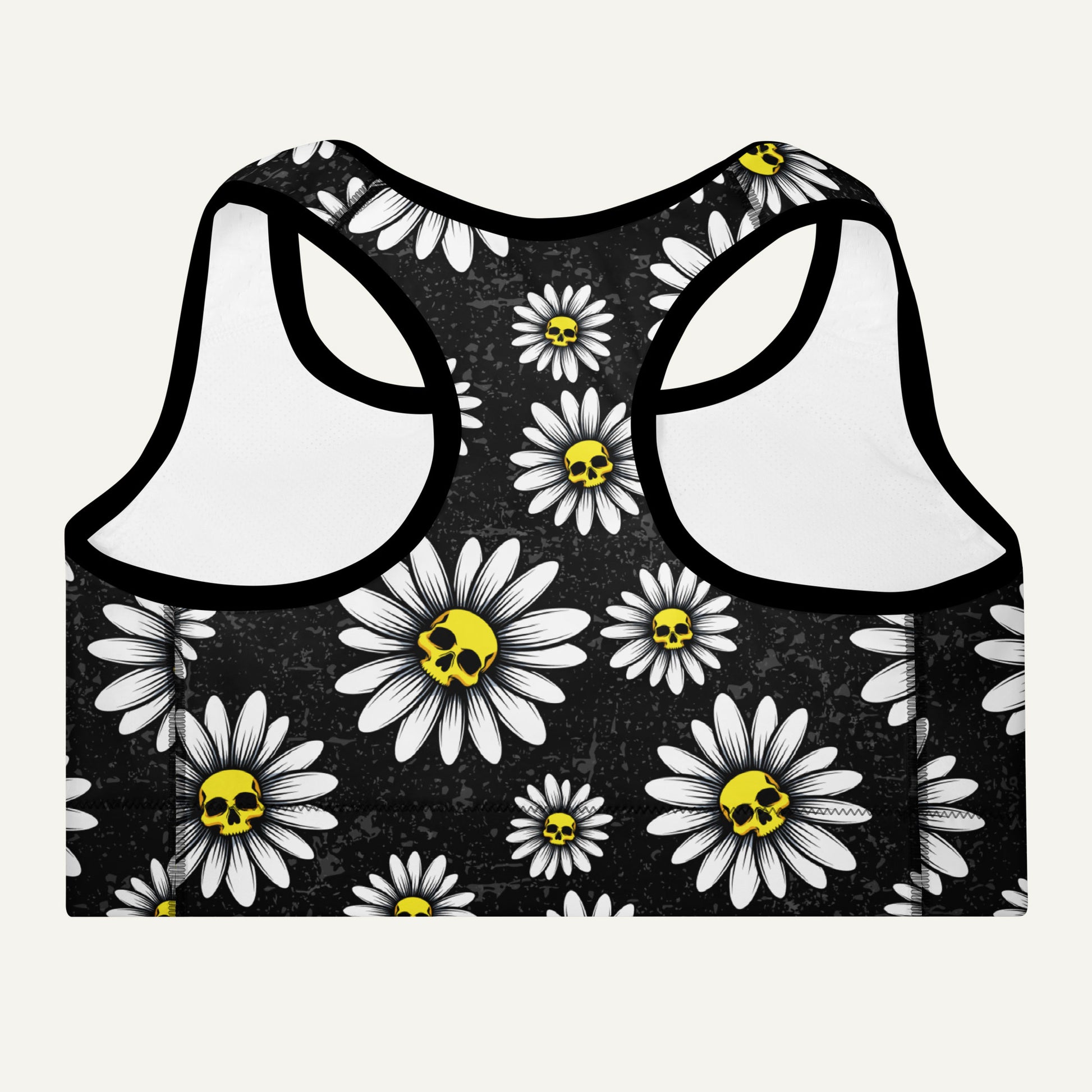 Death Daisies Padded Sports Bra - Ministry of Sweat