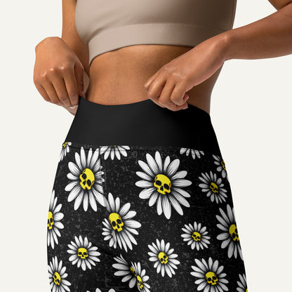 Death Daisies High-Waisted Leggings
