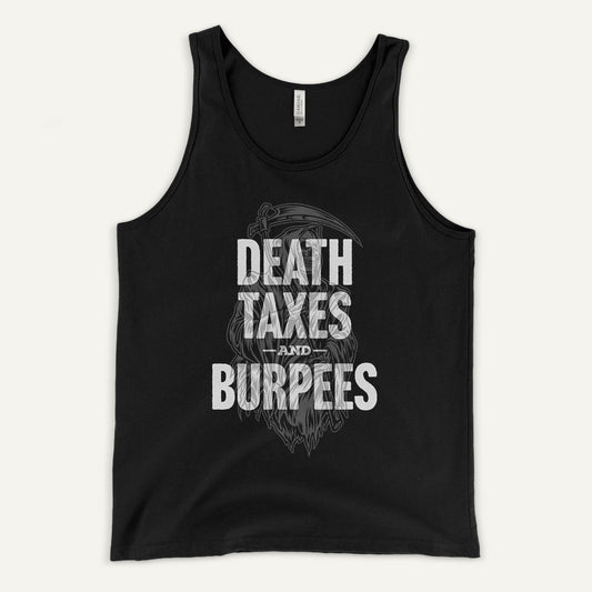 Death Taxes And Burpees Men’s Tank Top