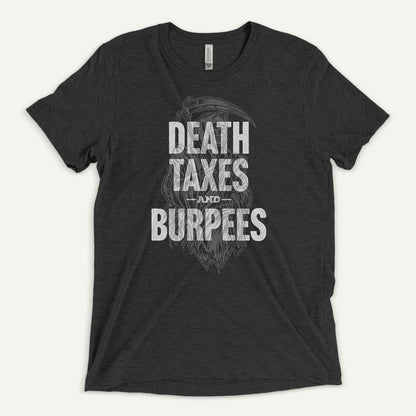 Death Taxes And Burpees Men’s Triblend T-Shirt