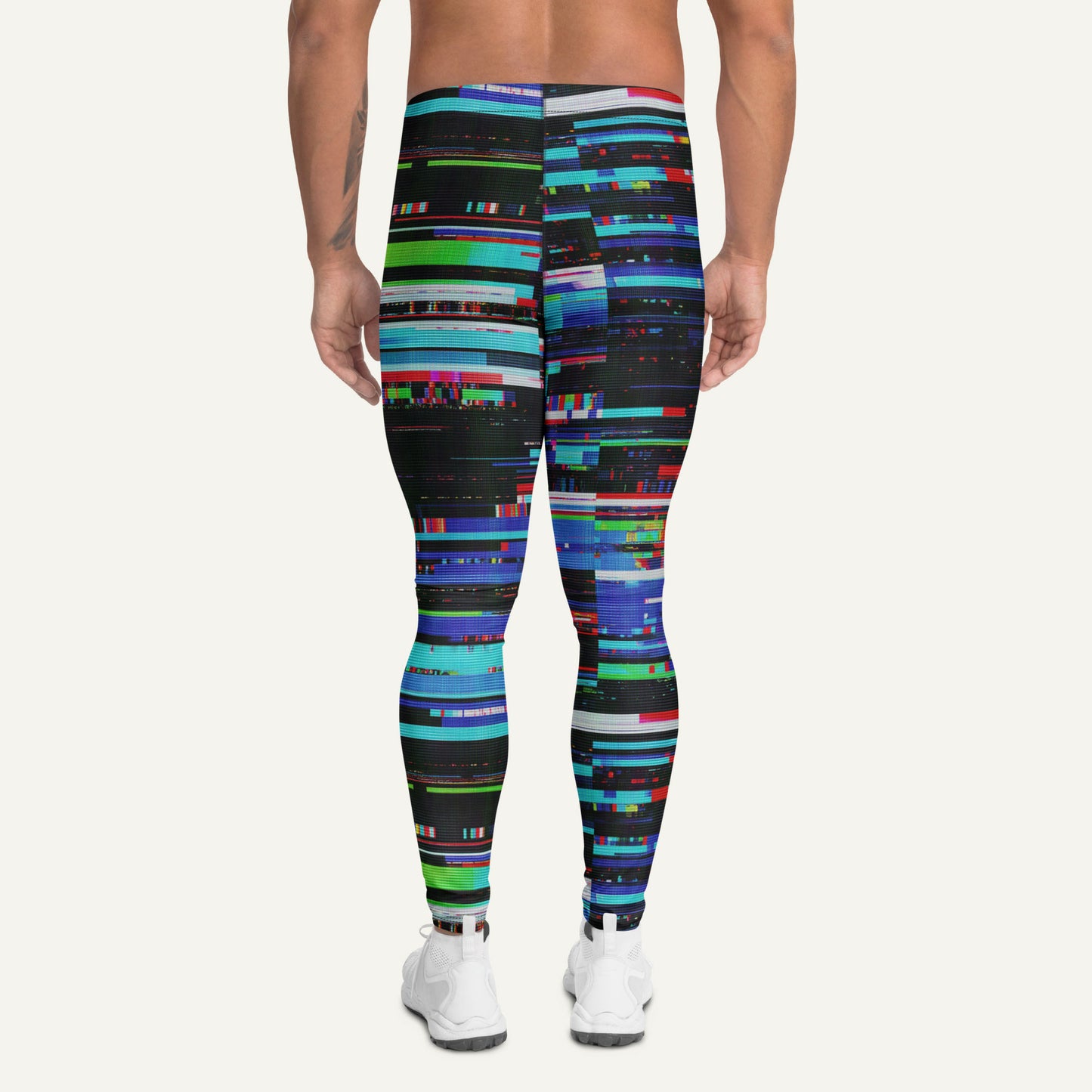 Digital Glitch Men’s Leggings