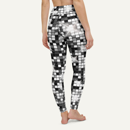 Disco Ball High-Waisted Leggings