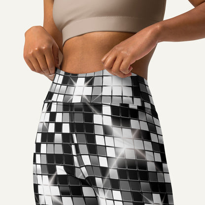 Disco Ball High-Waisted Leggings