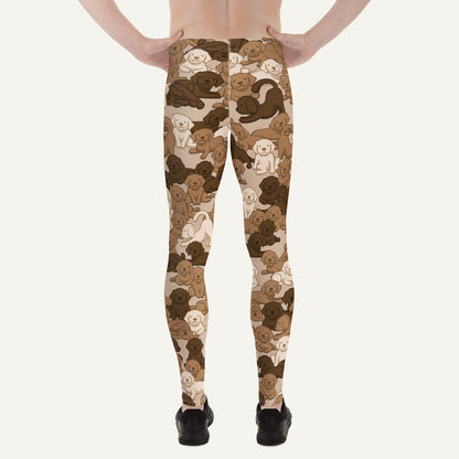 Desert Camo Dog Men's Leggings