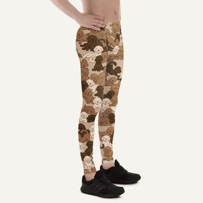 Desert Camo Dog Men's Leggings