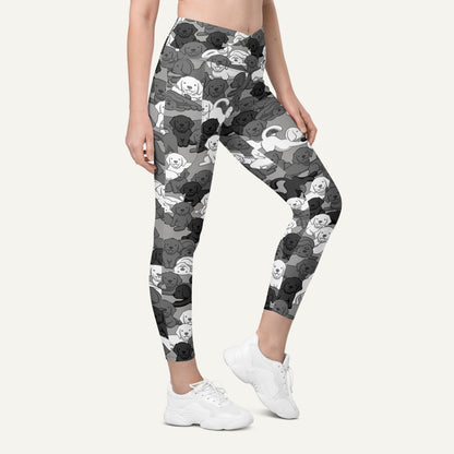 Dogs Camouflage Urban Crossover Leggings With Pockets