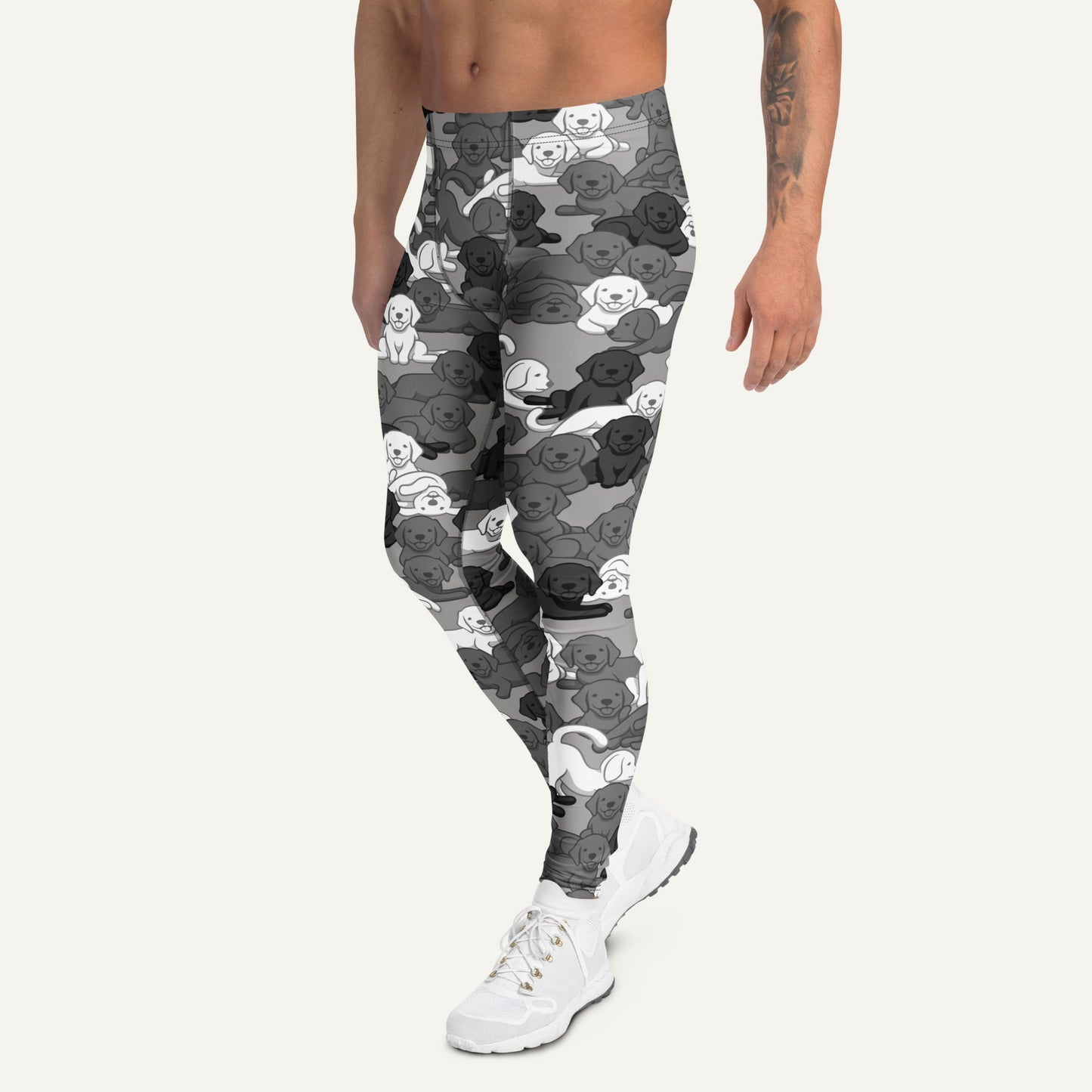 Urban Camo Dog Men's Leggings