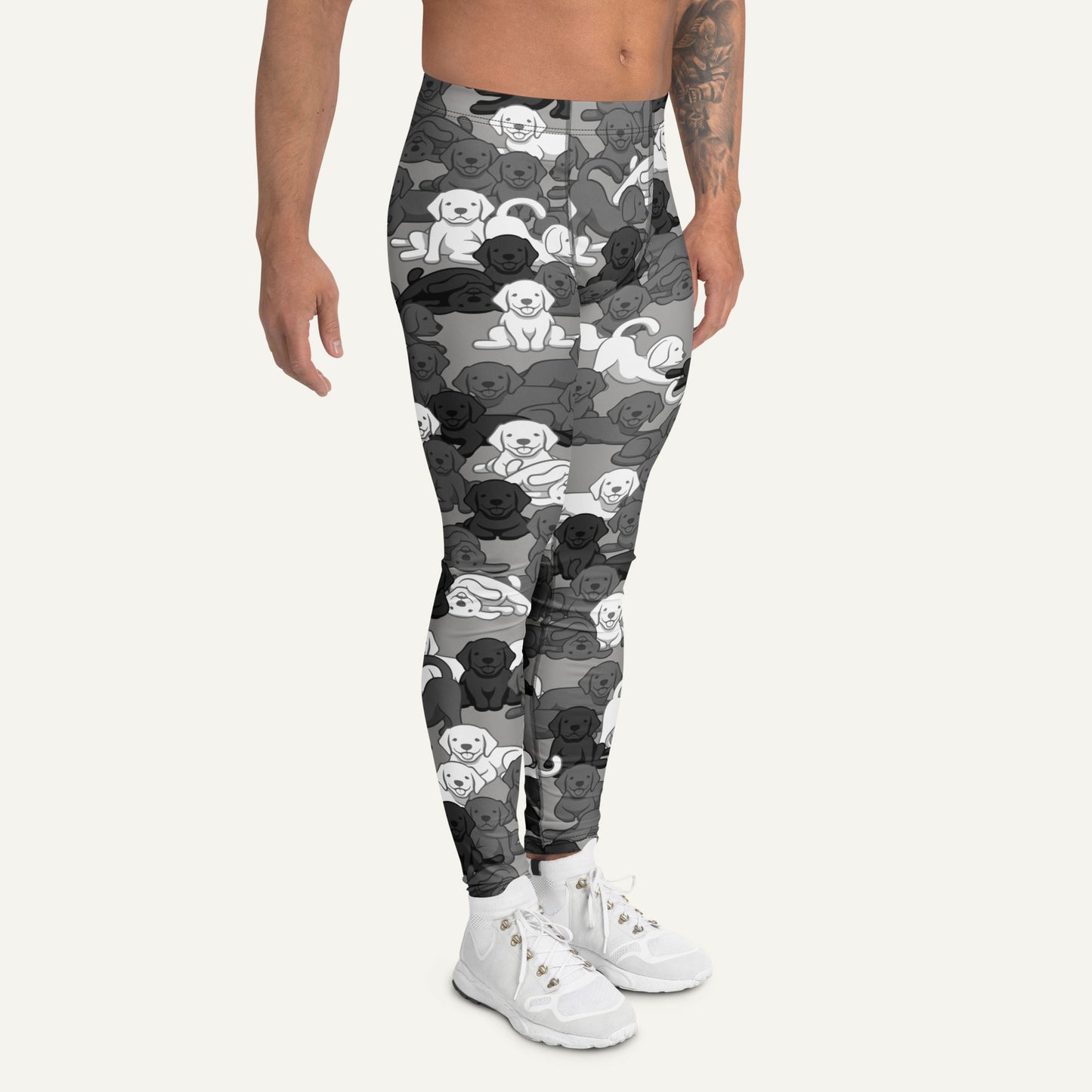 Urban Camo Dog Men's Leggings