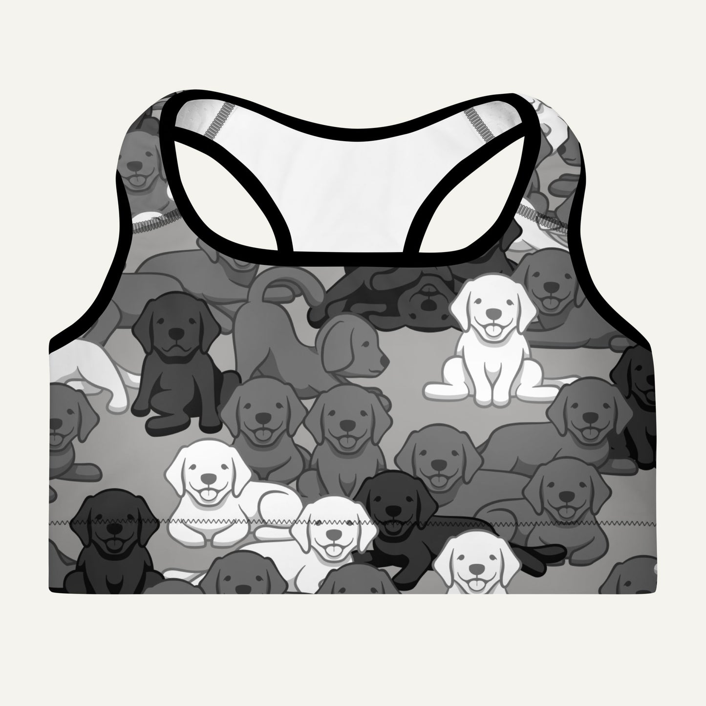 Dogs Camouflage Urban Padded Sports Bra