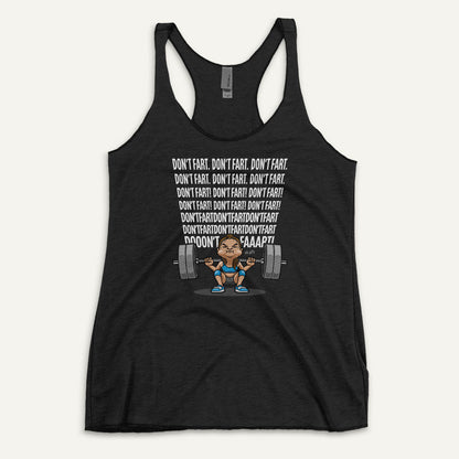 Don’t Fart Squat Racerback Tank Top - Ministry of Sweat