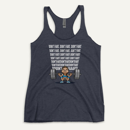 Don’t Fart Squat Racerback Tank Top - Ministry of Sweat