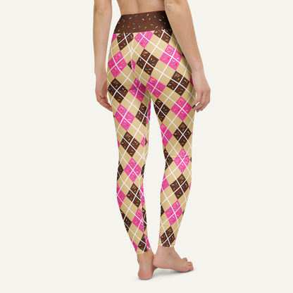 Donut Argyle High-Waisted Leggings