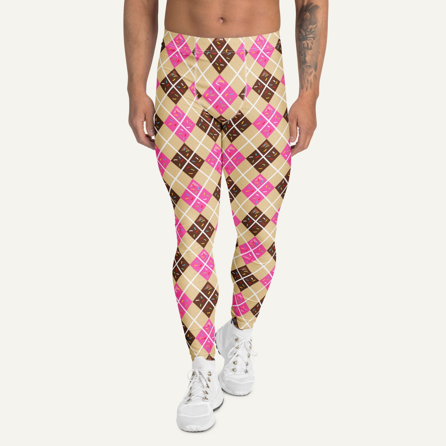 Donut Argyle Men's Leggings